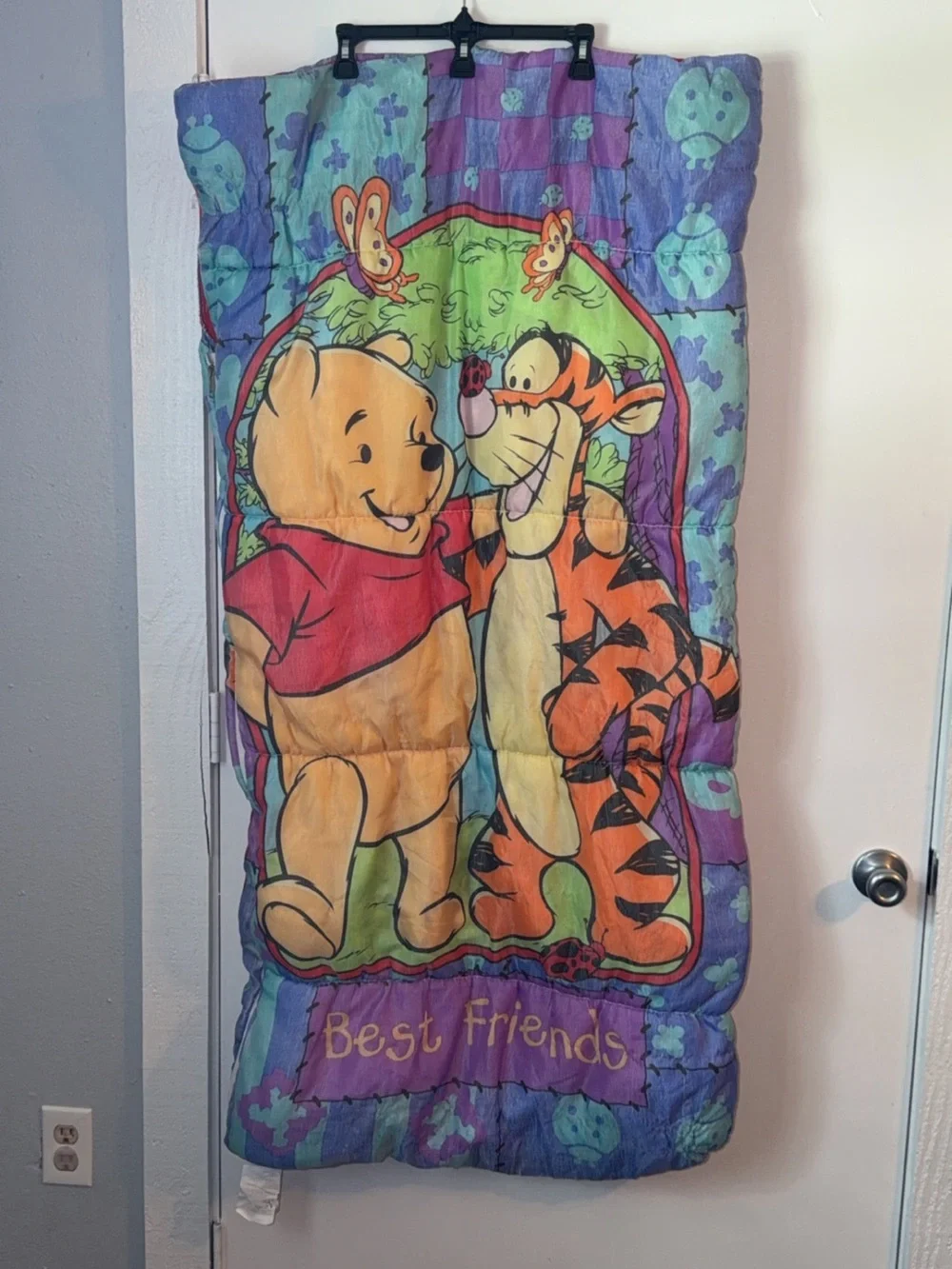 Vintage Winnie the Pooh kids sleeping bag